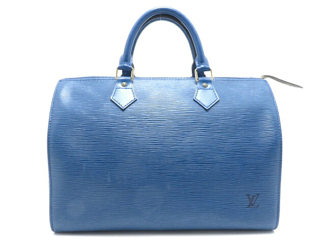 LOUIS VUITTON ルイ・ヴィトン バッグ スピーディ30 エピ トレドブルー ﾊﾞｯｸﾞ M43005 ハンドバッグ エピレザー /エピレザー /エピ ブルー ユニセックス【中古】【431】