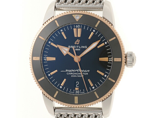 BREITLING ブライトリング ウォッチ スーパーオーシャン ヘリテージ B20 オートマチック44 時計 UB2030121B1A1(UB2030 腕時計 ステンレススチール SS ブラック ブラック 自動巻き ブラック文字盤 メンズ【中古】436