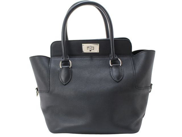 HERMES エルメス バッグ ツールボックス20 ヴォースイフト ブラック/SV □N刻印 レディース 2148104034830 【200】【中古】