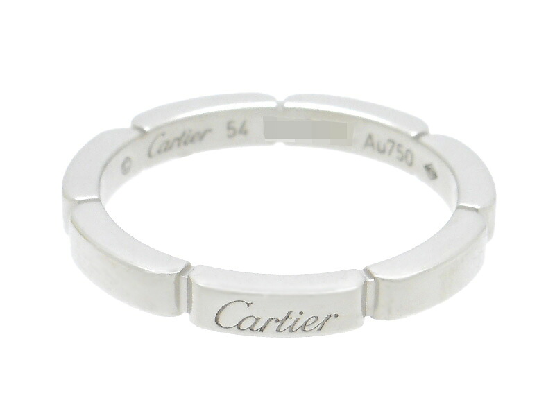 CARTIER カルティエ ジュエリー マイヨンパンテール 貴金属･宝石 B4083500 リング・指輪 K18ホワイトゴールド K18WG 14号 シルバー ユニセックス【中古】【200】