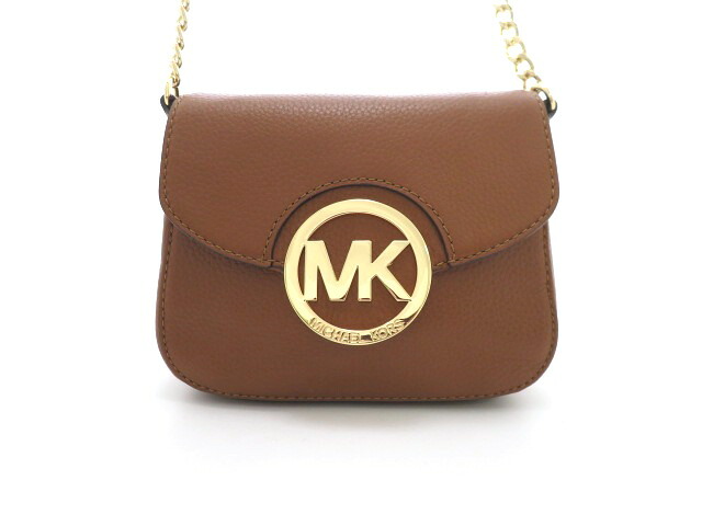Michael Kors マイケルコース 32H3GFTC1L ショルダーバッグ レザー ブラウン レディース【中古】【473】