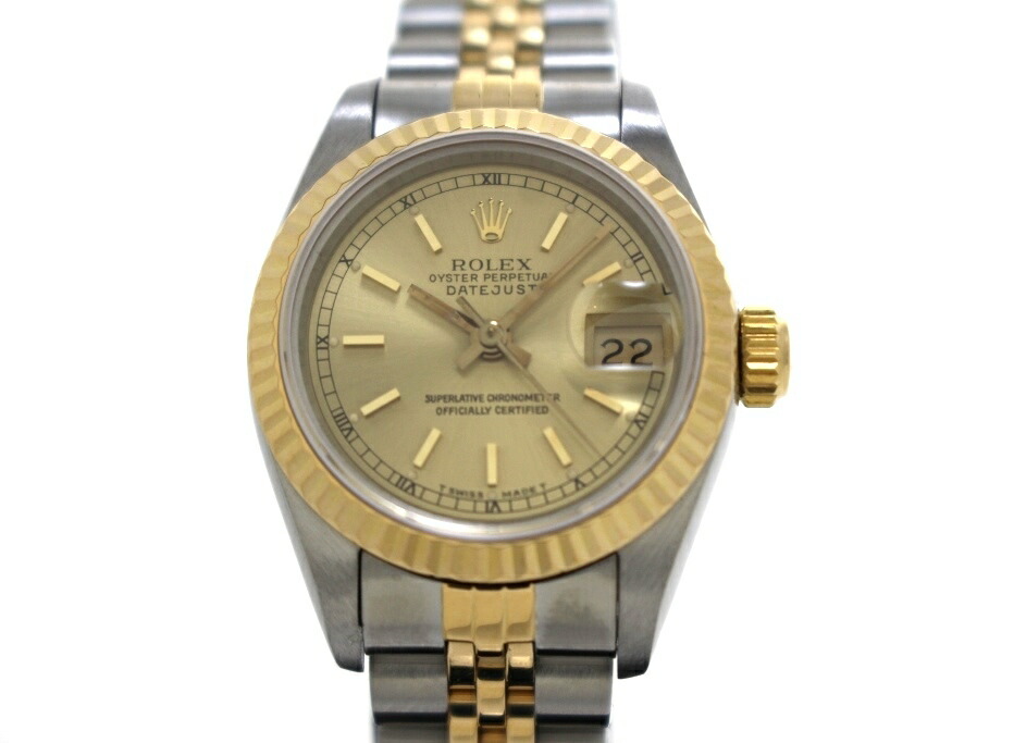 ROLEX ロレックス デイトジャスト 69173 K18イエローゴールド/ステンレススチール ゴールド レディース 2120500304687 【200】【中古】
