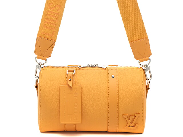 LOUIS VUITTON ルイ・ヴィトン シティ・キーポル M21438 ショルダーバッグ LVアエログラム サフラン メンズ【中古】【473】