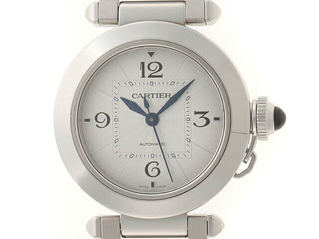 CARTIER カルティエ ウォッチ パシャ ドゥ カルティエ 時計 WSPA0013 腕時計 ステンレススチール シルバー 自動巻き シルバー文字盤 メンズ【中古】