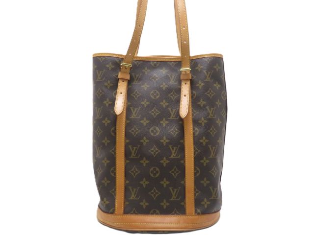 LOUIS VUITTON ルイ・ヴィトン バッグ バケット27 モノグラム ﾊﾞｯｸﾞ M42236 トートバッグ モノグラムキャンバス ブラウン レディース【中古】