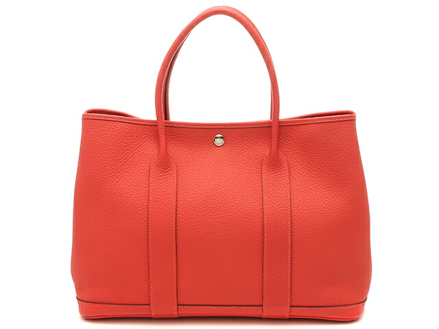 HERMES エルメス バッグ ガーデンパーティPM カントリー ブーゲンビリア/SV R刻印 レディース 2148103973888 【200】【中古】