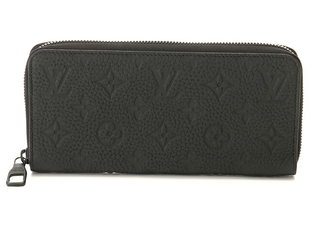 LOUIS VUITTON ルイ・ヴィトン バッグ ジッピーウォレット・ホリゾンタル モノグラム・トリヨン ノワール ｻｲﾌ･小物 M11721 長財布 モノグラムキャンバス ブラック ブラック ユニセックス【中古】
