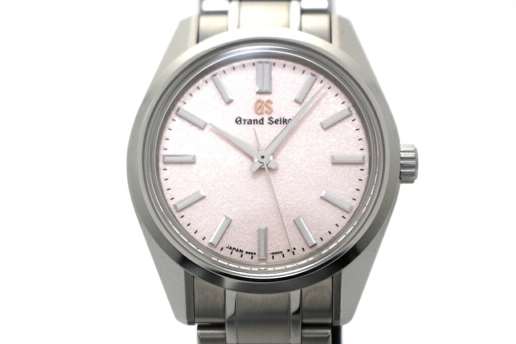 SEIKO セイコー グランドセイコー ヘリテージコレクション SBGW289 腕時計 ステンレススチール ピンク サクラ隠し メンズ 2143200651202 【200】【中古】