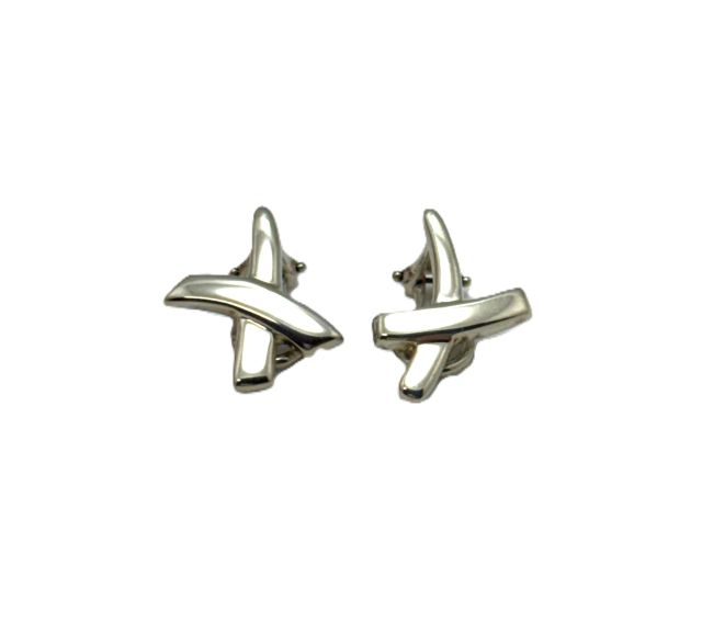 TIFFANY&Co. ティファニー ジュエリー キスER/SV/3.5g 貴金属･宝石 ﾊﾟﾛﾏ･ﾋﾟｶｿ イヤリング シルバー925 SV925 シルバー レディース【中古】436｜質屋　大黒屋