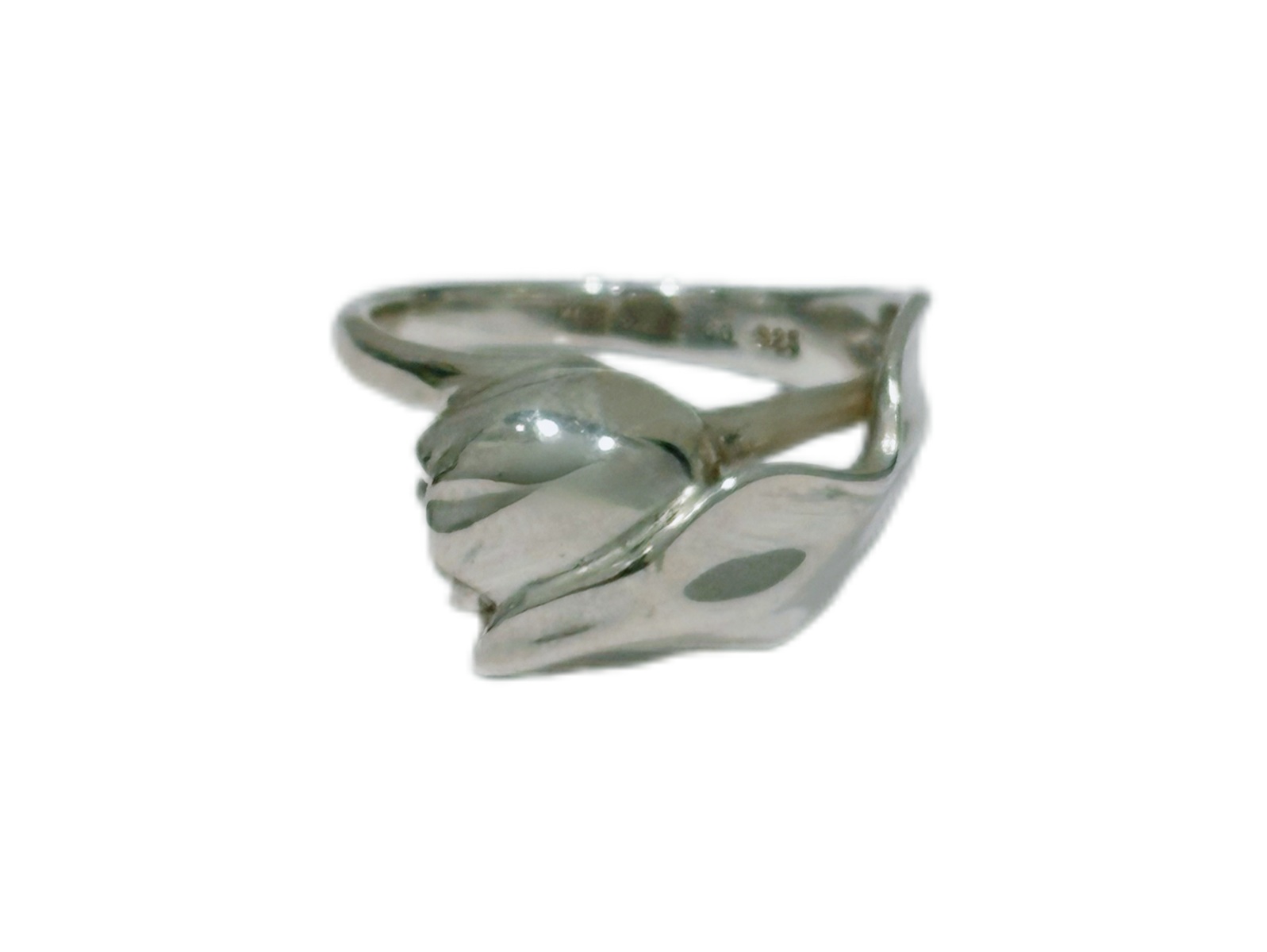 TIFFANY&Co. ティファニー ジュエリー チューリップR/SV/3.5g/#8 貴金属･宝石 リング・指輪 シルバー SV 8号 シルバー レディース【中古】208　2148103905629