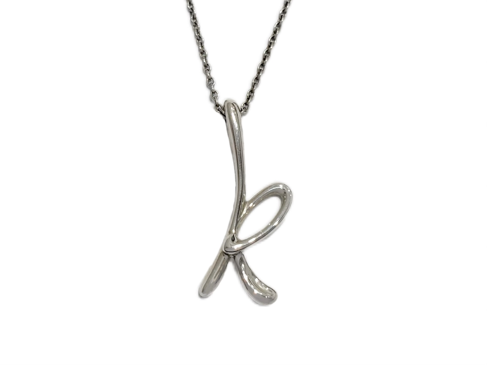 TIFFANY&Co. ティファニー ジュエリー レターイニシャルNC/SV/2.5g 貴金属･宝石 K ネックレス シルバー925 SV925 シルバー レディース【中古】208　2148103906978