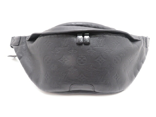 LOUIS VUITTON ルイ・ヴィトン バッグ ディスカバリー・バムバック モノグラム・シャドウ ﾊﾞｯｸﾞ M44388 ボディバッグ 本革/モノグラムシャドウ ブラック メンズ【中古】