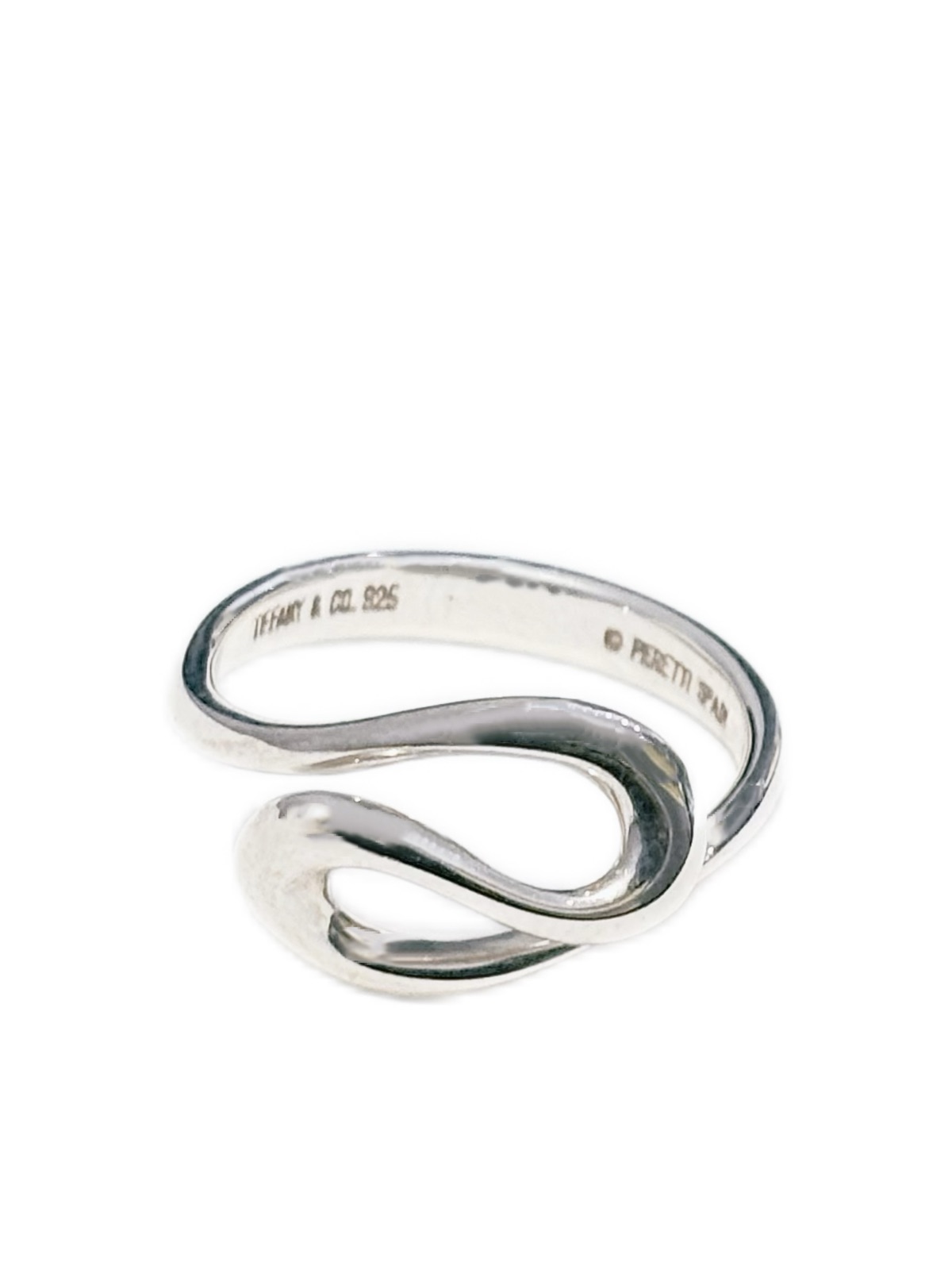 TIFFANY&Co. ティファニー ジュエリー オープンウェーブR/SV/約2.9g/#10.5 貴金属･宝石 ｴﾙｻ･ﾍﾟﾚｯﾃｨ リング・指輪 シルバー SV 10.5号 シルバー レディース【中古】208　2148103847431