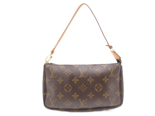 LOUIS VUITTON ルイ・ヴィトン バッグ ポシェット・アクセソワール モノグラム ﾊﾞｯｸﾞ M51980 ポーチ モノグラムキャンバス/モノグラム ブラウン レディース【中古】