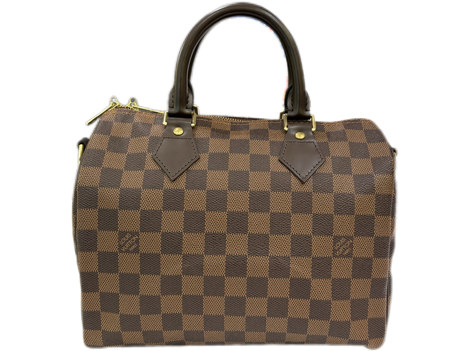 LOUIS VUITTON ルイ・ヴィトン 御徒面子 スピーディ・バンドリエール25 ダミエ ﾊﾞｯｸﾞ N41181 ボストンバッグ PVC 赤銅色 ユニ一発やる【中古】208 2141300474165
