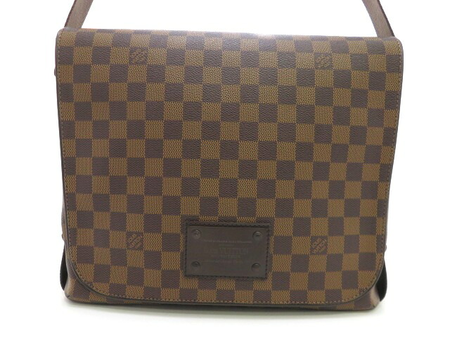 LOUIS VUITTON ルイ・ヴィトン ブルックリンMM N51211 ショルダーバッグ ダミエ メンズ【中古】【473】