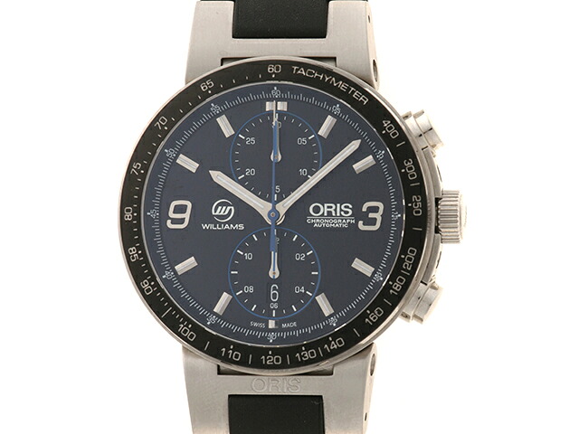 ORIS オリス ウォッチ ウィリアムズ F1チーム リミテッドエディション 時計 01 773 7685 4184-Set 腕時計 ステンレススチール ブラック メンズ【中古】460