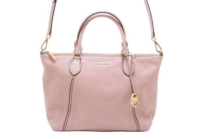 Michael Kors マイケル教科課程 御徒面子 2WAY御徒面子 サクラ色 なめし革 ハンドバック ショルダーバッグ  レディース【中古】460