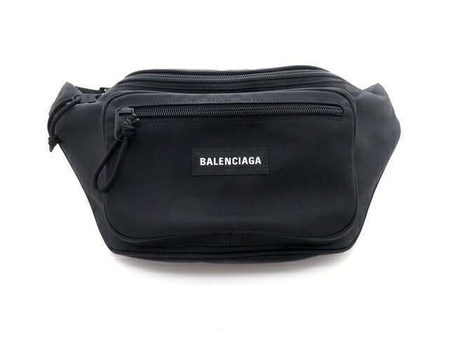 BALENCIAGA バレンシアガ 御徒面子 上半身御徒面子 黒いこと ナイロン ﾊﾞｯｸﾞ 482389 上半身御徒面子 ナイロン 黒いこと ユニ一発やる【中古】【437】 レディースバッグ-バッグ・小物・ブランド雑貨-バッグ