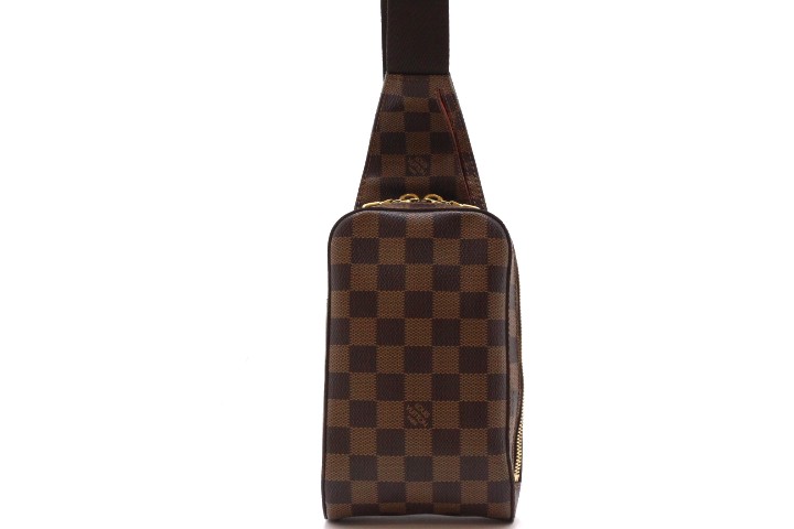 LOUIS VUITTON ルイ・ヴィトン 御徒面子 ジェロニモス ダミエ ﾊﾞｯｸﾞ N51994 ショルダーバッグ ダミエキャンバス ダミエ ユニ一発やる【中古】460 T