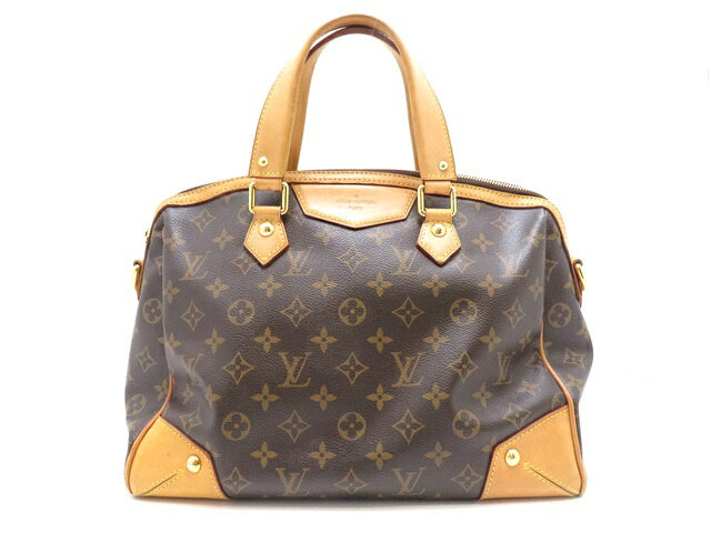 LOUIS VUITTON ルイ・ヴィトン 御徒面子 レティーロ モノグラム ﾊﾞｯｸﾞ M50056 トートバッグ モノグラム帆布/モノグラム 赤銅色 メンズ【中古】