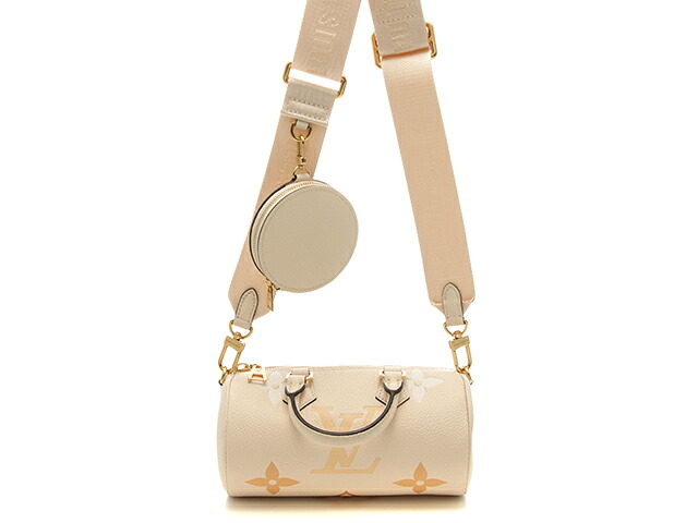 LOUIS VUITTON ルイ・ヴィトン パピヨンBB バイ色合い 怨み言オレンジイエロー M45708  モノグラムアンプラント【中古】【430】2148104102454