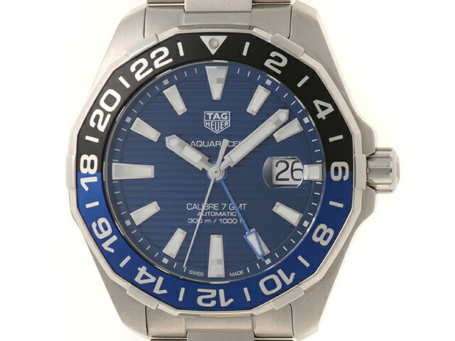 TAG HEUER タグホイヤー ご覧なさる アクアレーサー キャリバー7 時辰儀 WAY201T.BA0927 ウオッチ ステンレス鋼スチール写真 青味 メンズ【中古】471