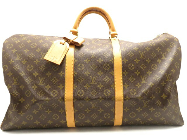 LOUIS VUITTON ルイ・ヴィトン 御徒面子 キーポル60 モノグラム ﾊﾞｯｸﾞ M41422 ボストンバッグ モノグラム帆布/モノグラム帆布/モノグラム 赤銅色 赤銅色 ユニ一発やる【中古】【431】