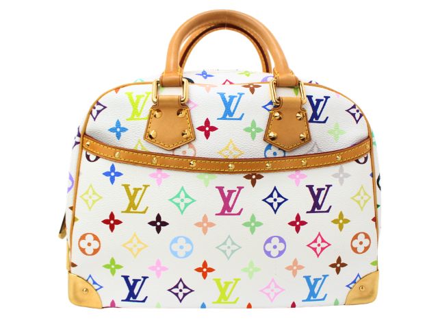 LOUIS VUITTON ルイ・ヴィトン 御徒面子 トゥルーヴィル マルチ色つや ブロン ﾊﾞｯｸﾞ M92663 ハンドバック モノグラムマルチ色つや ブロン レディース【中古】