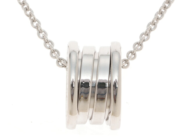BVLGARI ブルガリ ジュエリー B-zero1NC/WG/11.6g 貴金属･宝石 ネックレス K18ホワイトゴールド K18WG シルバー ユニセックス【中古】｜質屋　大黒屋