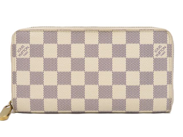LOUIS VUITTON ルイ・ヴィトン バッグ ジッピー・ウォレット ダミエ・アズール ｻｲﾌ･小物 N60019 長財布 PVC アイボリー レディース【中古】｜質屋　大黒屋