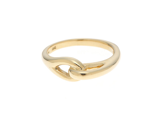 TIFFANY&Co. ティファニー ジュエリー ノットR/YG/4.2g/#9 貴金属･宝石 リング・指輪 K18イエローゴールド K18YG 9号 ゴールド 18K刻印 レディース【中古】(431)｜質屋　大黒屋
