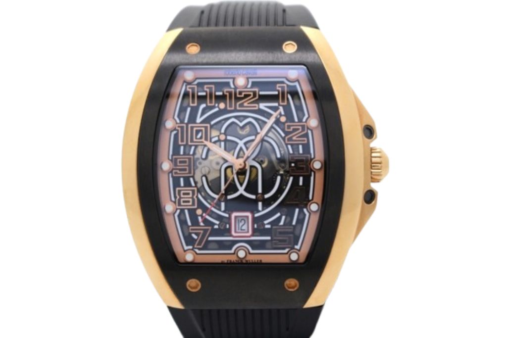 Roberto Cavalli ロベルトカヴァリ バイ 真っ正直レギオモンタヌス エクセリーヌ RV1G205P1071 ラバーストラップ メンズ 自動小銃一巻き 【200】2148103946042 【中古】【大黒屋】