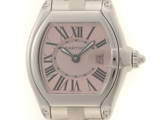 CARTIER カルティエ 御覧なさる 読み込むはやりっ児SM 時辰儀 W62017V3 ウォッチ ステンレス鋼 サクラ色 石英 レディース【中古】471