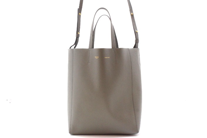 CELINE セリーヌ バッグ バーティカルカバ スモール ショルダーバッグ カーフ グレー レディース【中古】460|質屋 大黒屋
