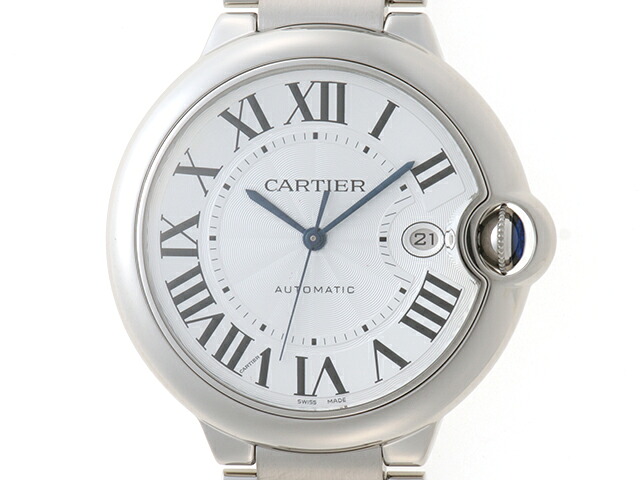 CARTIER カルティエ ウォッチ バロンブルー LM 時計 W69012Z4 腕時計 ステンレススチール シルバー 2013年　メンズ【中古】432｜質屋　大黒屋