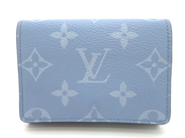 LOUIS VUITTON ルイ・ヴィトン アンヴェロップカルトドゥ ヴィジット M14118 歌留多容れもの タイガラマ 天の原青碧 ユニ一発やる【中古】【473】
