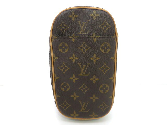 LOUIS VUITTON ルイ・ヴィトン 上半身御徒面子 ポシェット・ガンジュ M51870 ショルダーバッグ モノグラム【中古】【473】