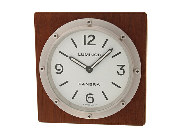 PANERAI パネライ 速見表時辰儀 PAM00314/OP6676 置時計 ステンレス鋼スチール写真/白木 白いこと 石英 2148104105677 【200】【中古】