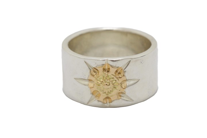 JEWELRY ジュエリー ARIZONA FREEDOM アリゾナフリーダム リング・指輪 貴金属・宝石 SV925シルバー K18ゴールド18号 メンズ【中古】460|質屋 大黒屋