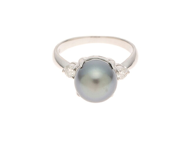 JEWELRY ジュエリー ジュエリー PT900/BLP/D0.20/5.4g/#13 貴金属･宝石 ﾘﾝｸﾞ リング・指輪 Pt900プラチナ Pt900 13号 シルバー ユニセックス【中古】｜質屋　大黒屋
