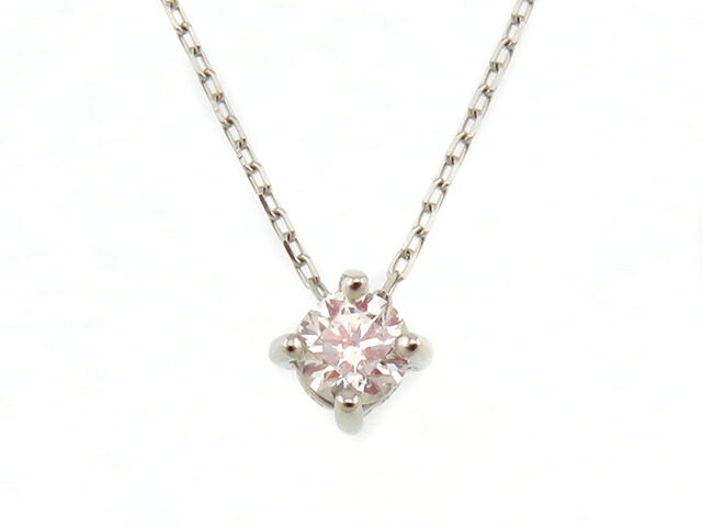 JEWELRY ジュエリー ジュエリー PT850/D0.13/1.7g 貴金属・宝石 ネックレス ネックレス Pt850プラチナ Pt850 シルバー レディース【中古】|質屋 大黒屋