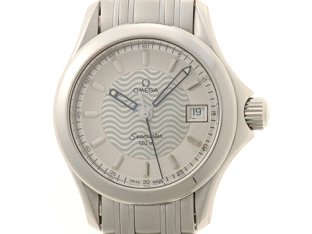 OMEGA シーマスター120 2581.31 ウォッチ ステンレス鋼 石英 しろがね色文字記号盤 レディース【中古】471