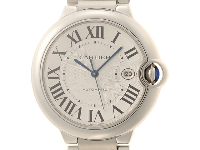 CARTIER カルティエ バロンブルー LM W69012Z4 腕時計 ステンレス 自動巻き シルバー文字盤 メンズ【中古】473|質屋 大黒屋