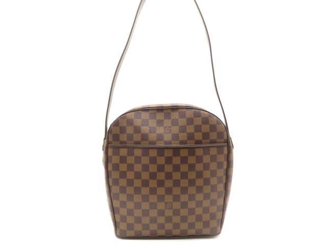 LOUIS VUITTON ルイ・ヴィトン 御徒面子 イパネマGM ダミエ ﾊﾞｯｸﾞ N51292 ショルダーバッグ ダミエキャンバス/ダミエ 赤銅色 ユニ一発やる【中古】(431)