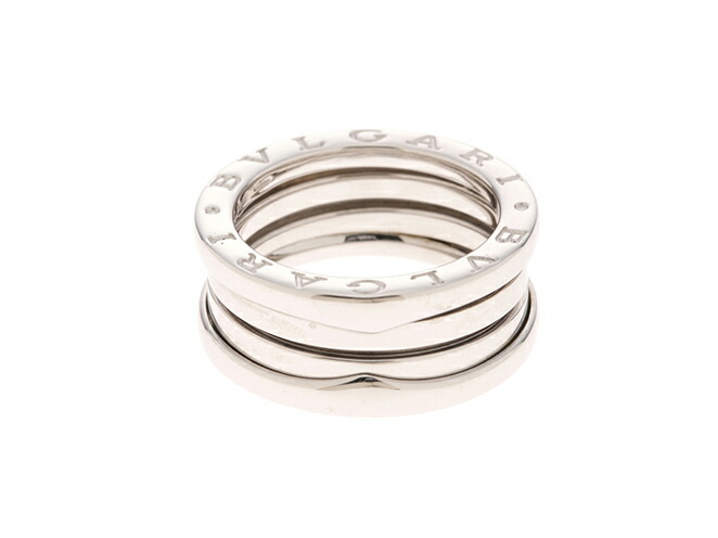BVLGARI ブルガリ ジュエリー B-zero1R/WG/9.7g/#52 貴金属･宝石 S リング・指輪 K18ホワイトゴールド K18WG ホワイトゴールド【中古】｜質屋　大黒屋