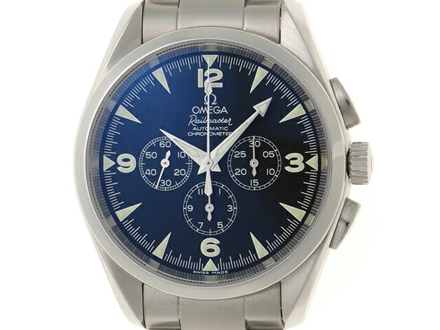 OMEGA ゼロ 御覧になる シーマスター レイルマスター 時辰儀 2512.52 ウオッチ ステンレス鋼 黒いこと メンズ【中古】【【436】】