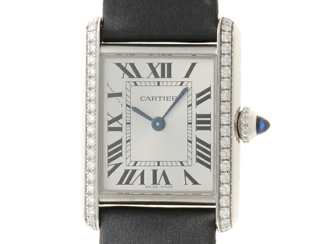 CARTIER カルティエ 御覧になる 貯蔵タンク帆檣 Dベゼル 時辰儀 W4TA0016 ウオッチ ステンレス鋼スチール写真 しろがね色 石英 しろがね色文字記号盤 レディース【中古】【436】
