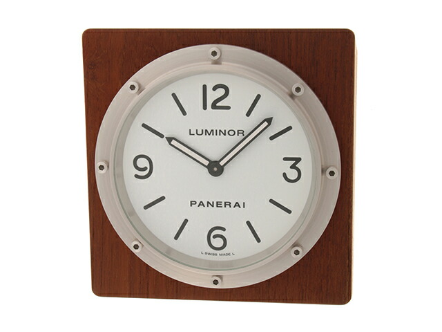 PANERAI パネライ 早見表時辰儀 PAM00314/OP6676 置時計 ステンレス鋼スチール写真/木材 白いこと 石英 2148104105677 【200】【中古】