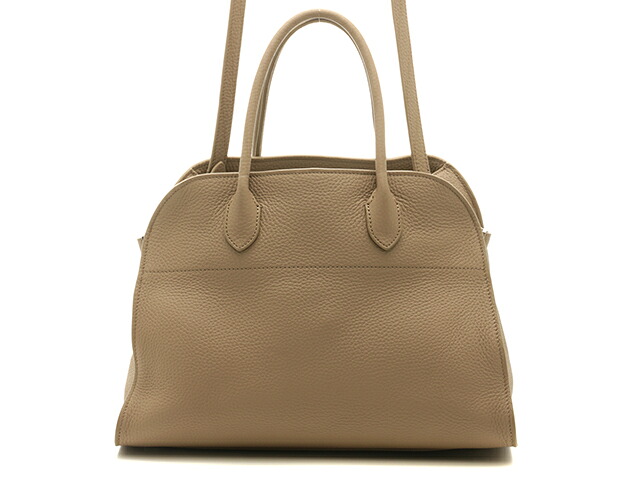 SELLECTION セレクション THE ROW ザロウ ソフトマルゴー12 W1586L133DTPL ショルダーバッグ カーフ ダークトープ ユニセックス【中古】【207】2147300426173｜質屋　大黒屋